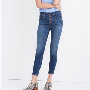Madewell skinny crop jeans
